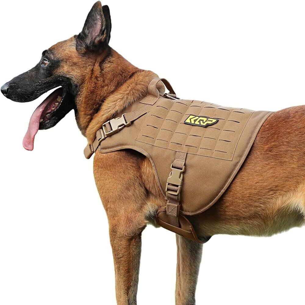 KQP Tactical Dog Harness No-pull Extra Large Military Training Vest Handle - NIB